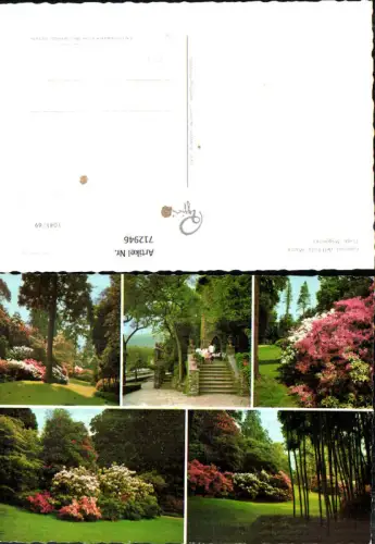 712946 Mehrbild AK Giardini dell Isola Madre Lago Maggiore Garten Park Italy