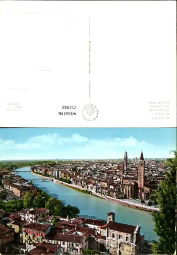 712948 Foto AK Verona Panorama Italy