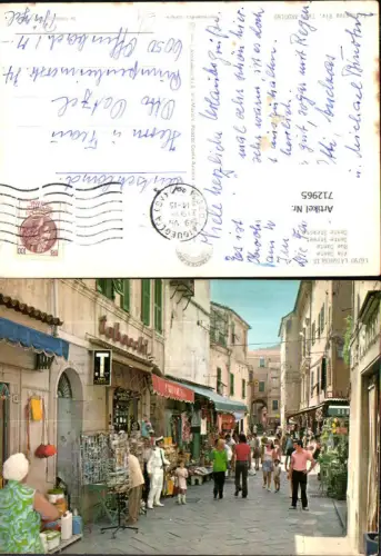 712965 Laigueglia Via Dante Dante Straße Straßenpartie Italy