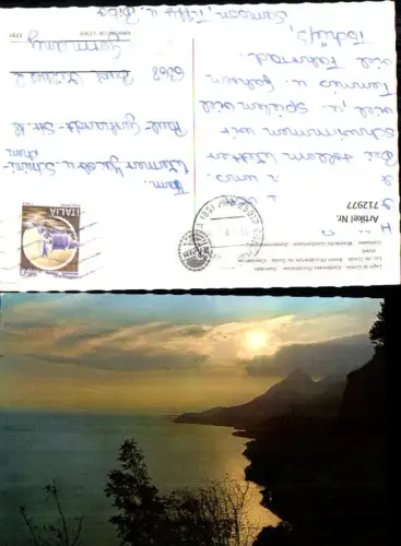 712977 Lago di Garda Gardesana Occidentale Tramonto Gardasee Westliche Gardastrasse Sonnenuntergang Italy