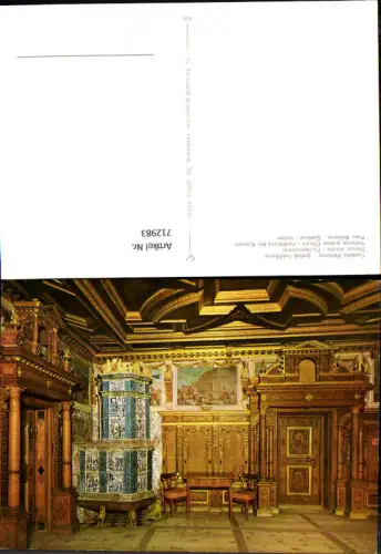 712983 Castello Velturno Schloss Feldthurns Feldthurns b. Klausen Bolzano Fürstenzimmer Kachelofen Ofen Italy