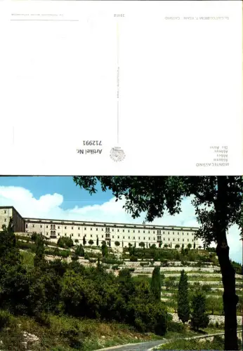 712991 Foto AK Montecassino Abbazia Abtei Italy