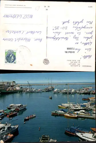 713008 Viareggio Il porticciolo Kleine Hafen Boote Fischen Italy