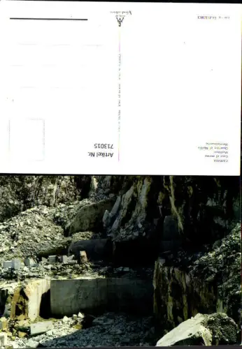 713015 Carrara Cave di marmo Marmorbrüche Steinbruch Marmorbruch Marmor Italy