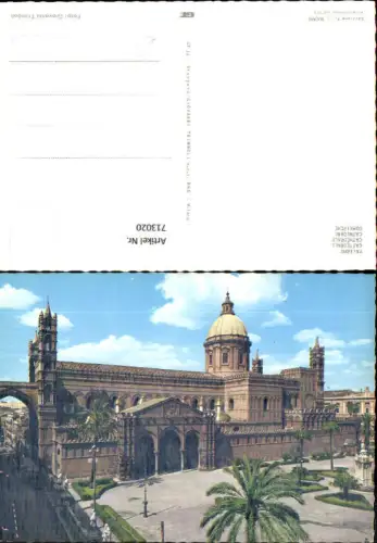 713020 Foto AK Palermo Cattedrale Domkirche Italy