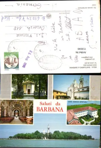 713049 Mehrbild AK Isola Santuario di Barbana Grado Kirche Italy