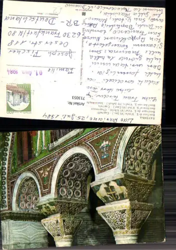 713053 Ravenna Basilica di S. Vitale Capitelli Basilika Säulenköpfe Italy
