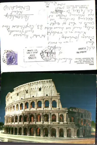 713060 Roma Il Colosseo notturno Koloseum b. Nacht Rom Italy