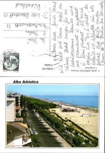 713066 Alba Adriatica Teramo Il lungomare Strand Küste Italy