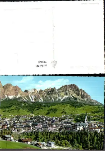 713078 Foto AK Dolomiti Cortina Cristallo Italy