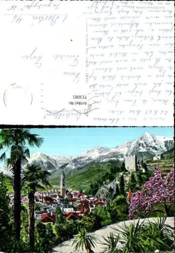 713081 Foto AK Merano Meran Ansicht Italy