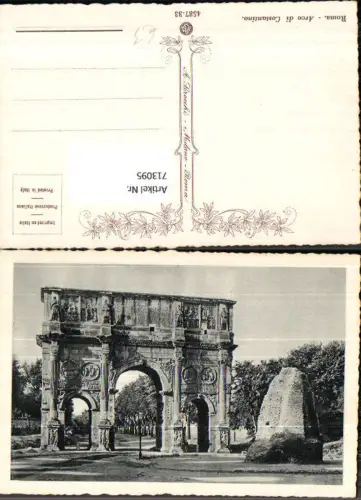 713095 Roma Rom Arco di Costantino Italy