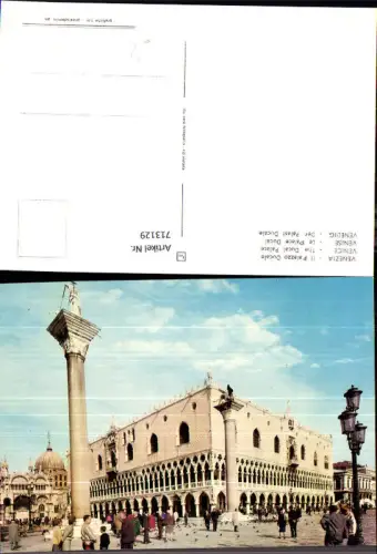 713129 Venezia Venedig Il Palazzo Ducale Dogenpalast Italy