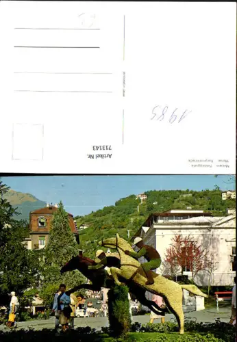 713143 Foto AK Merano Meran Passeggiata Kurpromenade Italy
