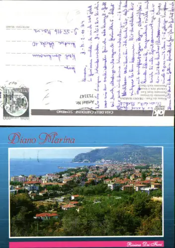 713147 Riviera dei Fiori Diano Marina Panorama da levante Ansicht nach Osten Italy