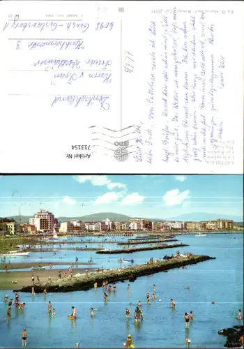 713154 Cattolica Le Scogliere Die Felsen Küste Strand Italy