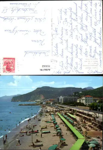 713162 Finale Ligure Spiaggia a levante Strand im Osten Italy