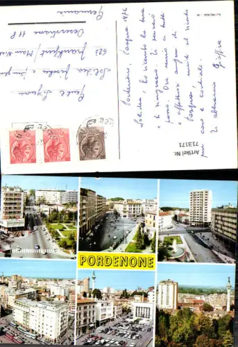713171 Mehrbild AK Pordenone Ansichten Italy