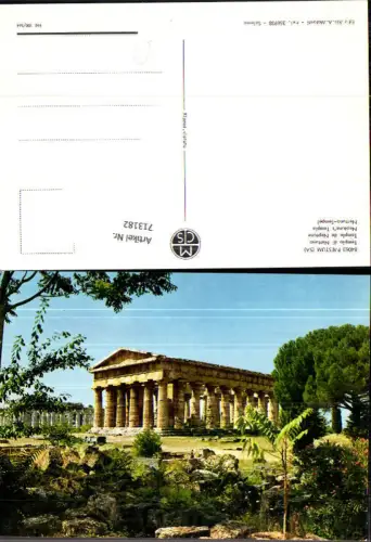 713182 Paestum Tempio di Nettuno Neptuns Tempel Italy