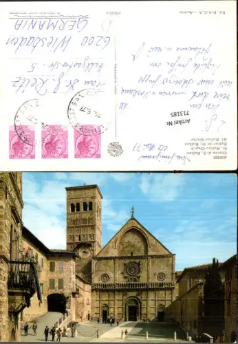 713185 Assisi Chiesa di S. Rufino Hl. Rufino Kirche Italy