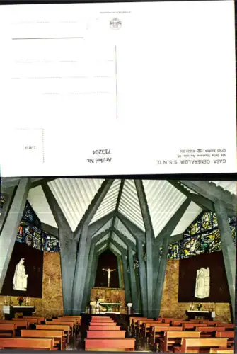713204 Roma Rom Casa Generalizia Kirche Innenansicht Italy