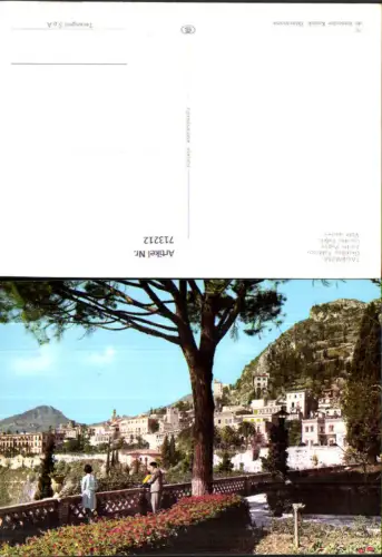 713212 Foto AK Taormina Giardino Pubblico Volksgarten Italy