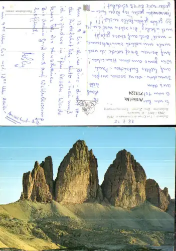 713224 Dolomiti Tre Cime di Lavaredo Il tramonto Drei Zinnen Sonnenuntergang Cortina d Ampezzo Italy