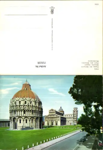 713228 Pisa Piazza dei Miracoli Wunderplatz Schiefer Turm von Pisa Italy