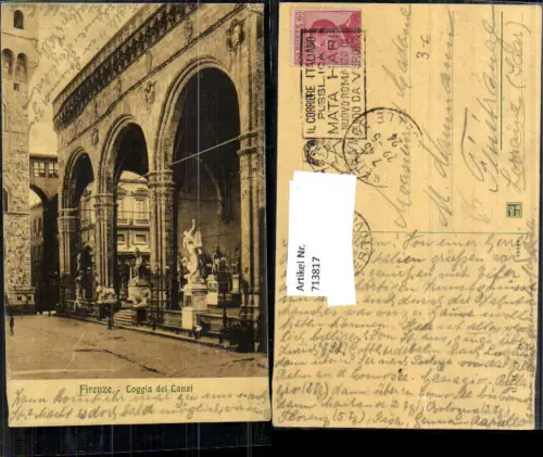 713817 Firenze Florenz Loggia dei Lanzi Statue Italy