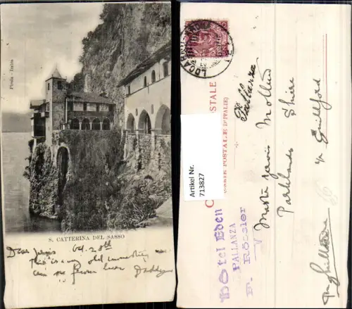 713827 S. Catterina del Sasso Kirche Küste Italy