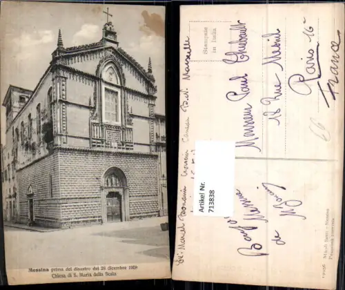 713838 Messina Chiesa di S. Maria della Scala Kirche Italy