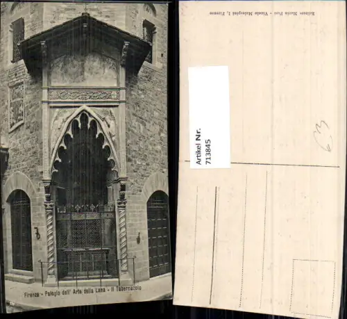 713845 Firenze Florenz Palagio dell Arte della Lana Il Tabernacolo Italy