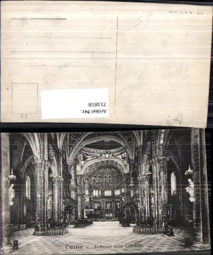 713858 Como Interno della Cattedrale Kathedrale Inneres Italy