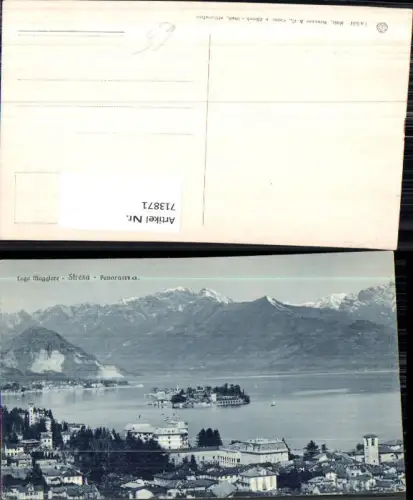 713871 Lago Maggiore Stresa Panorama Italy