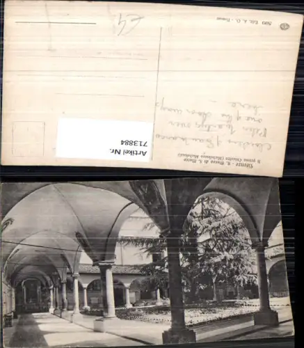 713884 Firenze Florenz Il primo Chiostro Michelozzo Miachelozzi Kloster Kreuzgang Italy