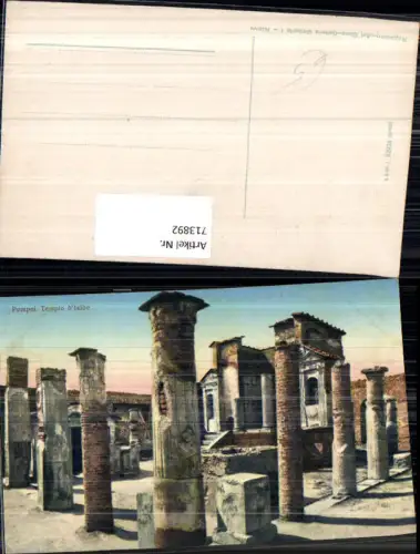 713892 Pompei Tempio d Iside Tempel Ruine Säulen Italy
