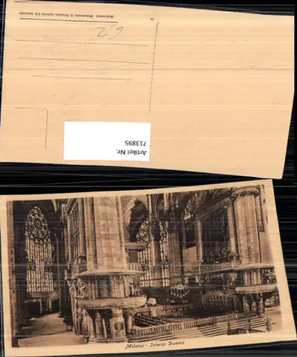 713895 Milano Mailand Interno Duomo Dom Inneres Italy