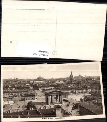 713898 Milano Mailand Panorama Italy