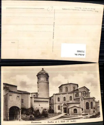 713900 Ravenna Basilica di S. Vitale Basilika Italy