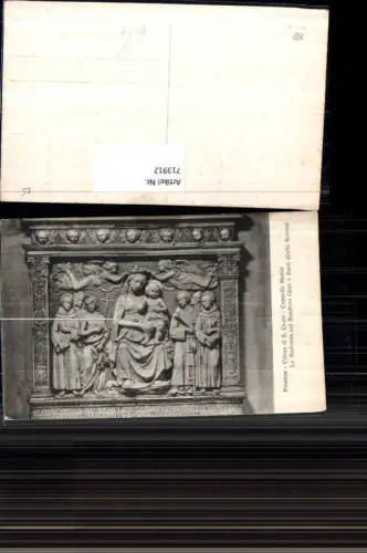 713912 Firenze Florenz Chiesa di S. Croce Cappella Medici La Madonna col Bambino Gesu e Santi Italy