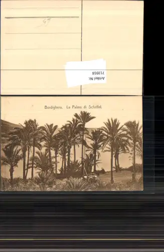 713918 Bordighera Le Palme di Scheffel Palmen Italy