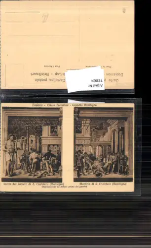 713924 Padova Chiesa Eremitani Cappella Mantegna Italy