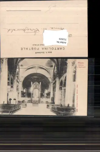 713929 Milano Mailand Interno S. Ambrogio Kirche Innenansicht Italy