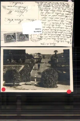 713930 Foto AK Trieste Triest Miramare parco Park Garten Italy