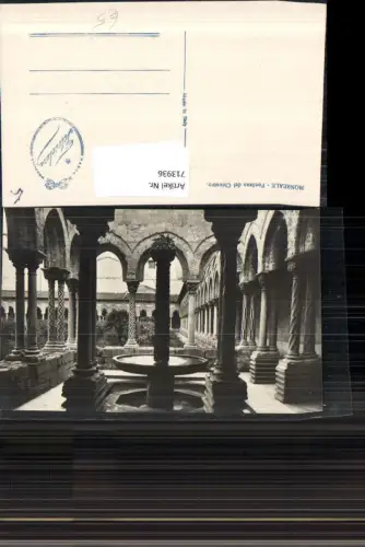 713936 Foto AK Monreale Fontana del Chiostro Kloster Kreuzgang Italy