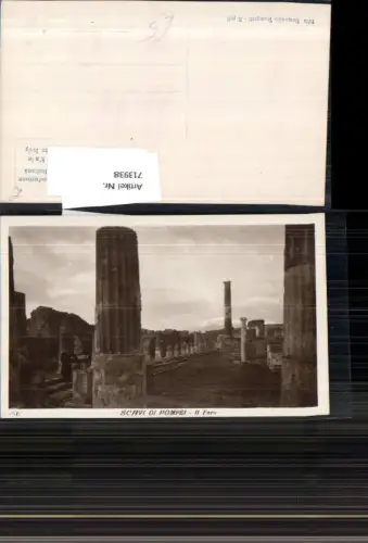 713938 Foto AK Scavi di Pompei Il Foro Tempel Ruine Italy