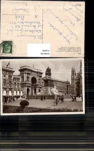 713948 Milano Mailand Monumento a Vittorio Emanuele II Denkmal Italy