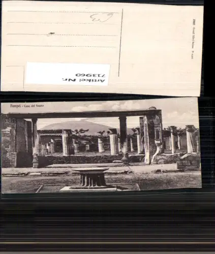 713960 Pompei Casa del Fauno Tempel Ruine Italy
