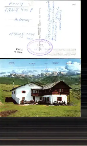 713964 Klobenstein Ritten Albergo Rifugio Corno di Sotto del Renon Collalbo Rittnerhorn Haus Italy