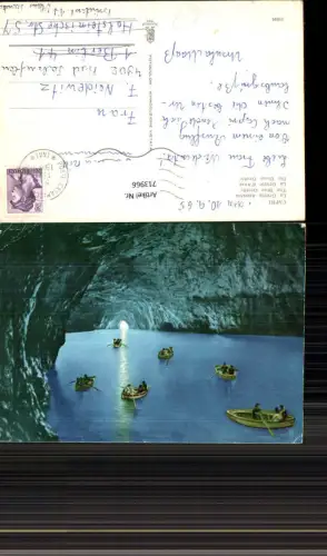 713966 Capri La Grotta Azzurra Blaue Grotte Boote Italy